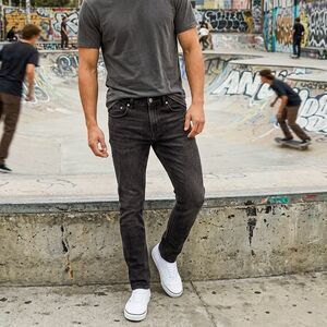 PacSun Skinniest Faded Washed Black Jeans Size 32 X 32